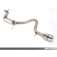 AWE Resonated Performance Exhaust for Audi A3 FWD, Chrome Tips