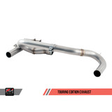 AWE Touring Edition Axle Back Exhaust for BMW F3X 340i / 440i - Chrome Silver Tips (90mm)