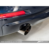 AWE Touring Edition Exhaust + Performance Mid Pipe for BMW F30 320i, Single Side - Chrome Silver Tip (90mm)