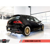 AWE Track Edition Exhaust for VW MK7.5 GTI - Chrome Silver Tips