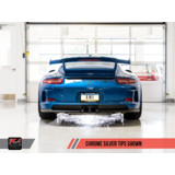 AWE SwitchPath Exhaust for Porsche 991.1 / 991.2 GT3 / RS - Diamond Black Tips