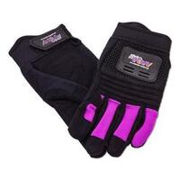 KW Mechanic gloves black purple