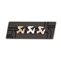 Akrapovic Cut Copper/Silver/Brass Pin Set