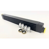 CSF BMW E30 high performance Oil Cooler w/ adjustable fittings for OEM style and AN-10 male connections