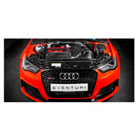 Eventuri Audi 8V RS3 - Black Carbon  Intake with Metal Turbo Tube