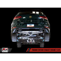 AWE Track Edition Exhaust for VW MK7.5 GTI - Diamond Black Tips