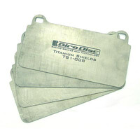 Girodisc Titanium Pad Shields for C7 Z06, GT350 Rear