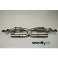 VelocityAP Porsche 991 Carrera X-Pipe Muffler Delete Non-Sport Exhaust