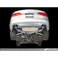 AWE TRACK EDITION EXHAUST AND DOWNPIPE SYSTEMS FOR AUDI B8.5 S4 3.0T